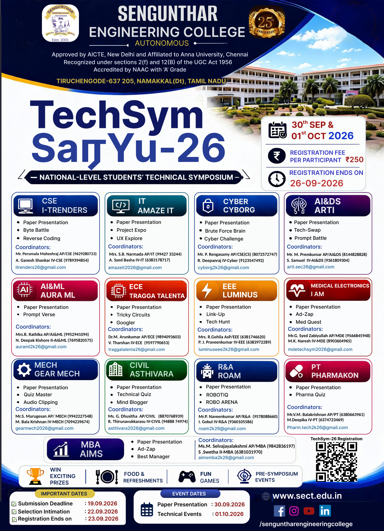 TechSym SaiYu-26 Registration
